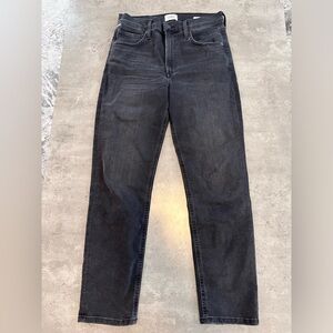 Designer Citizen Of Humanity Isola Black Skinny Jeans High Wasted